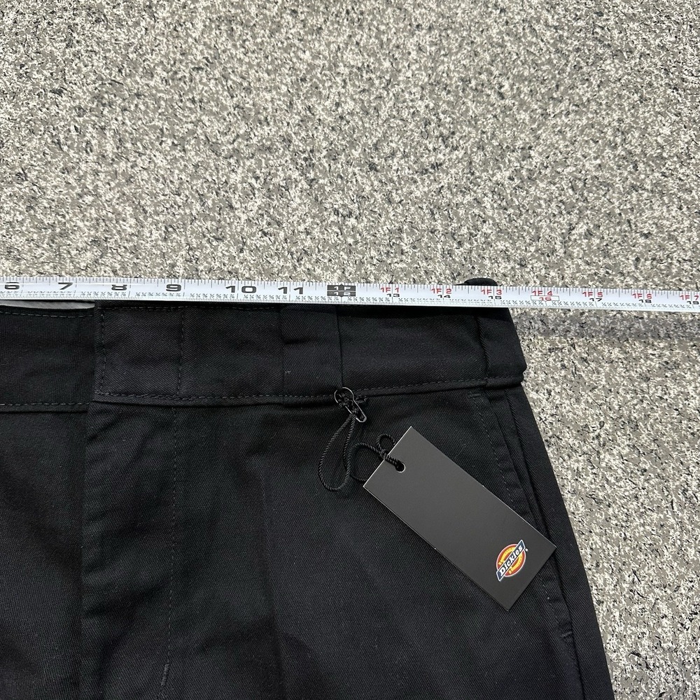 Dickies Twill Cropped Cargo Pants Womens 6R 26" Inseam Black Regular High Rise - Picture 7 of 9